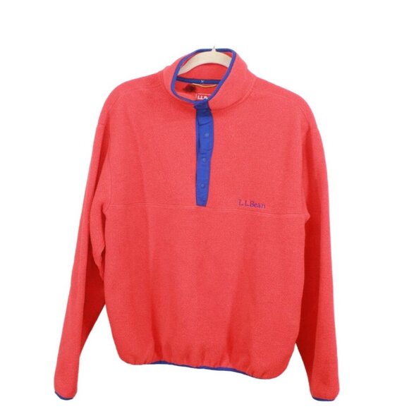 LL Bean Classic Fleece Pullover - Picture 1 of 10